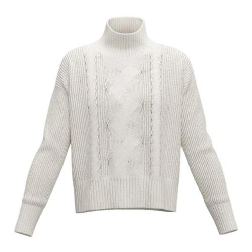 Emme DI Marella Stilren Stickad Topp White, Dam