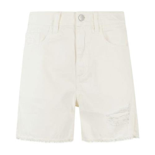 Icon Denim Stiliga Denim Shorts för Kvinnor Beige, Dam