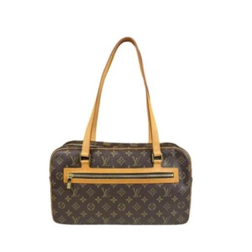 Louis Vuitton Vintage Pre-owned Tyg louis-vuitton-vskor Brown, Dam