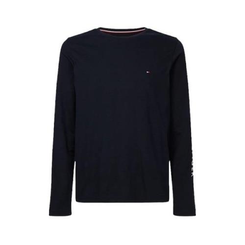 Tommy Hilfiger Långärmad T-shirt Blue, Herr