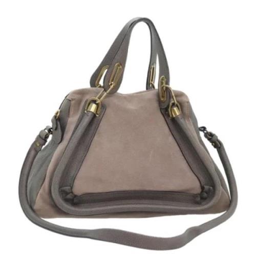 Chloé Pre-owned Pre-owned Laeder totevskor Gray, Dam