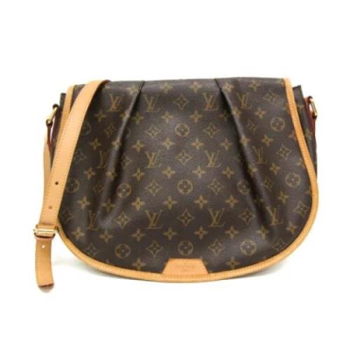 Louis Vuitton Vintage Pre-owned Tyg louis-vuitton-vskor Brown, Dam