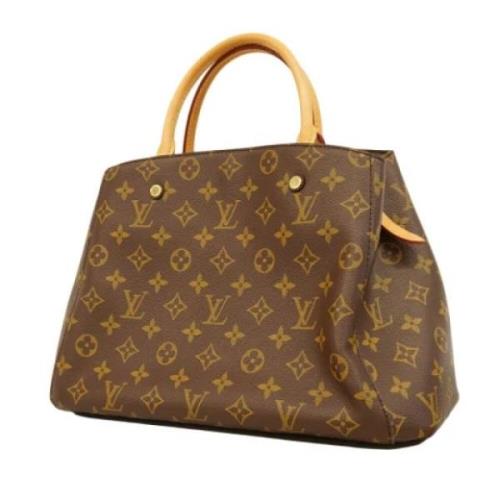 Louis Vuitton Vintage Pre-owned Tyg louis-vuitton-vskor Brown, Dam