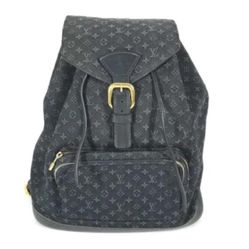 Louis Vuitton Vintage Pre-owned Tyg louis-vuitton-vskor Blue, Dam