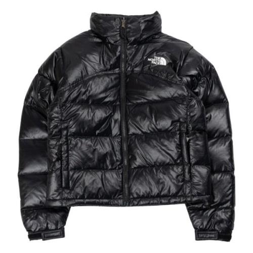 The North Face Retro Nuptse-jacka i svart Black, Dam