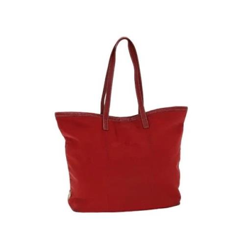 Prada Vintage Pre-owned Nylon totevskor Red, Dam