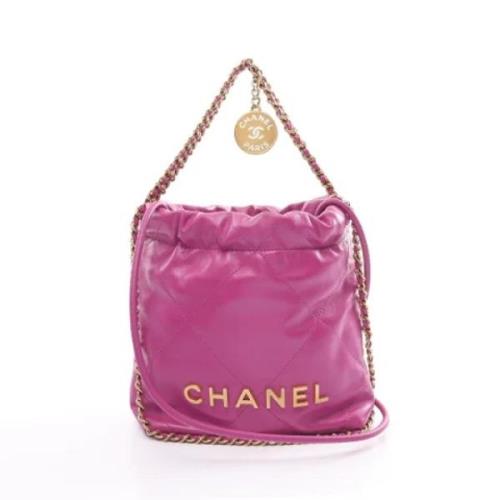 Chanel Vintage Pre-owned Laeder chanel-vskor Purple, Dam