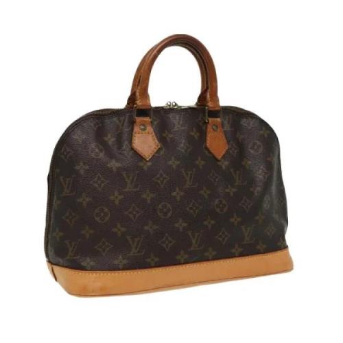 Louis Vuitton Vintage Pre-owned Canvas handvskor Brown, Dam