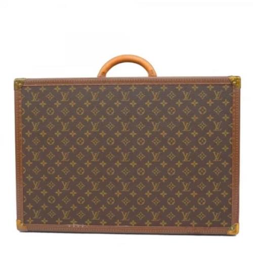 Louis Vuitton Vintage Pre-owned Tyg louis-vuitton-vskor Brown, Dam