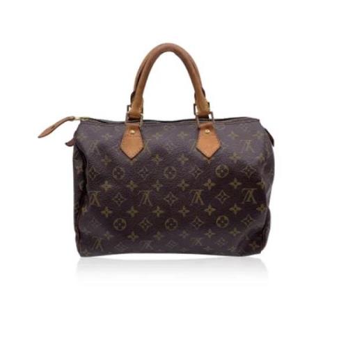 Louis Vuitton Vintage Pre-owned Canvas handvskor Brown, Dam