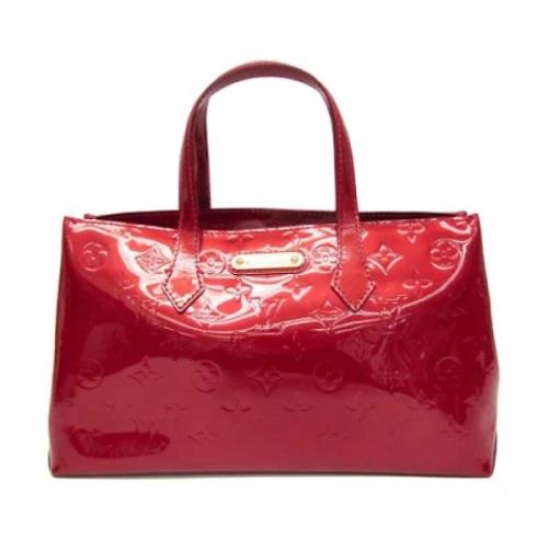 Louis Vuitton Vintage Pre-owned Tyg louis-vuitton-vskor Red, Dam