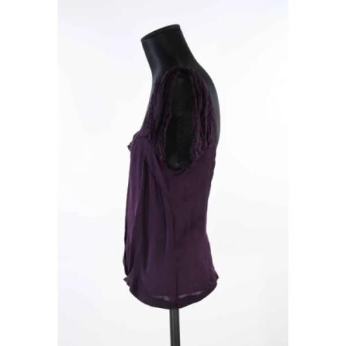 Chloé Pre-owned Pre-owned Silke toppar Purple, Dam