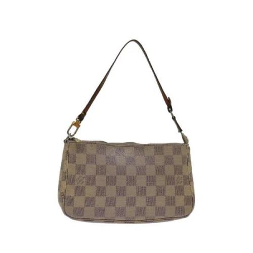 Louis Vuitton Vintage Pre-owned Canvas louis-vuitton-vskor Beige, Dam