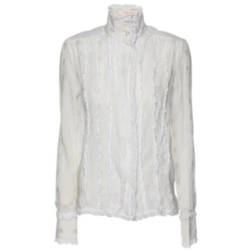 Chloé Pre-owned Pre-owned Bomull toppar White, Dam