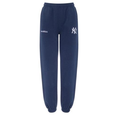 Sporty & Rich Serif Sweatpant Blue, Dam