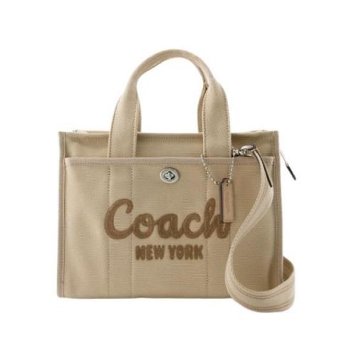 Coach Canvas Shopper Väska - Neutrala Färger Beige, Dam