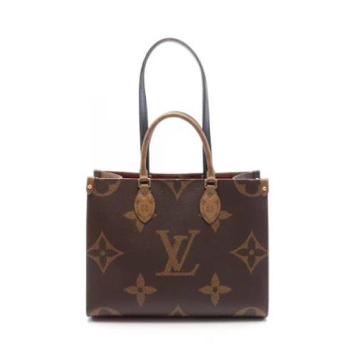 Louis Vuitton Vintage Pre-owned Canvas handvskor Brown, Dam