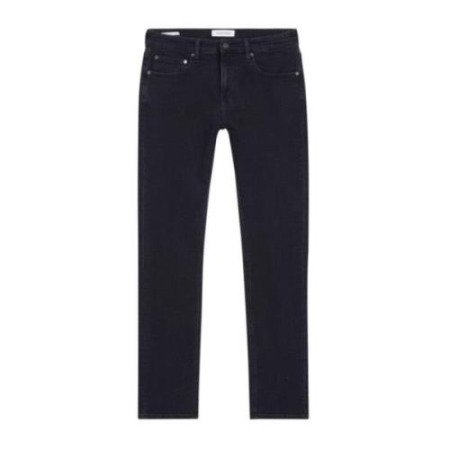 Calvin Klein Slim Fit Tvättad Svart Jeans Black, Herr