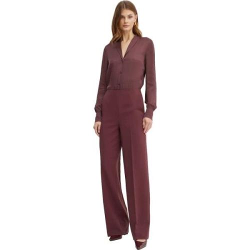 Twinset Långärmad jumpsuit Red, Dam