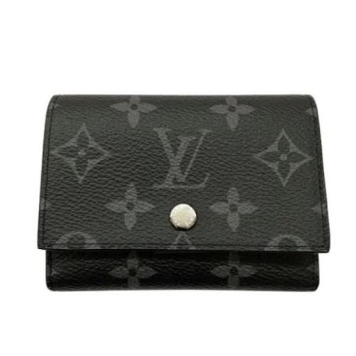 Louis Vuitton Vintage Pre-owned Laeder plnbcker Black, Dam