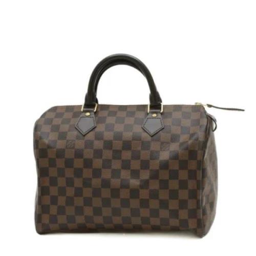 Louis Vuitton Vintage Pre-owned Tyg louis-vuitton-vskor Brown, Dam