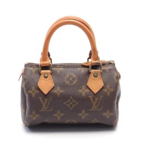 Louis Vuitton Vintage Pre-owned Canvas handvskor Brown, Dam