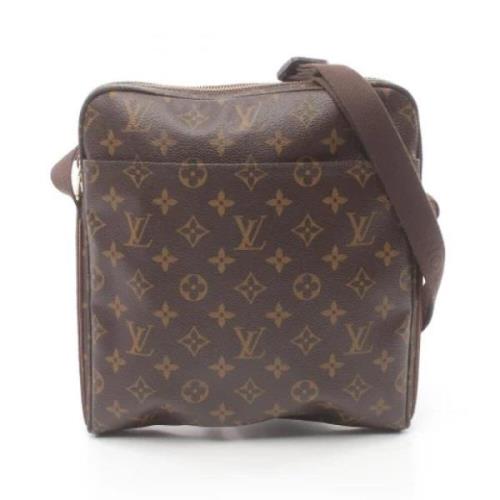 Louis Vuitton Vintage Pre-owned Canvas axelremsvskor Brown, Dam