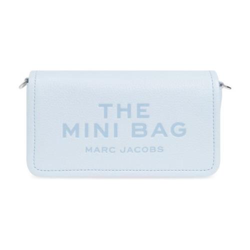 Marc Jacobs Läder axelväska Den Mini Väskan Blue, Dam