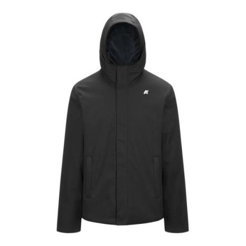 K-Way Svarta Jackor Jacko Twill Marmotta Black, Herr