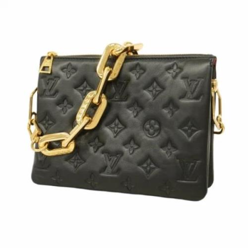 Louis Vuitton Vintage Pre-owned Tyg louis-vuitton-vskor Black, Dam