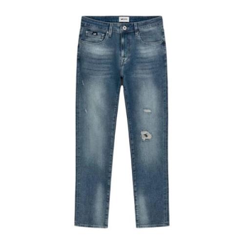 GAS Skinny Fit Denim Jeans Blue, Herr