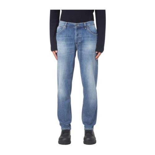 Dondup Brighton Denim Tvättade Byxor Blue, Herr