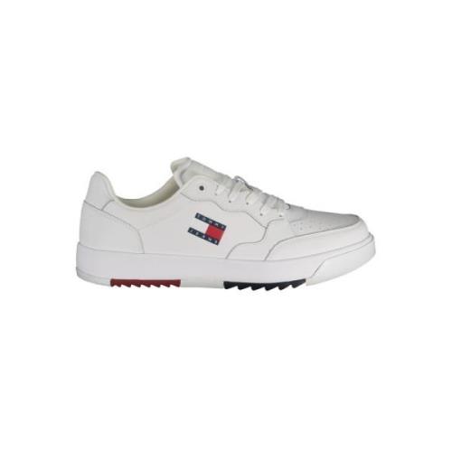 Tommy Hilfiger Vit Polyester Sneaker White, Herr