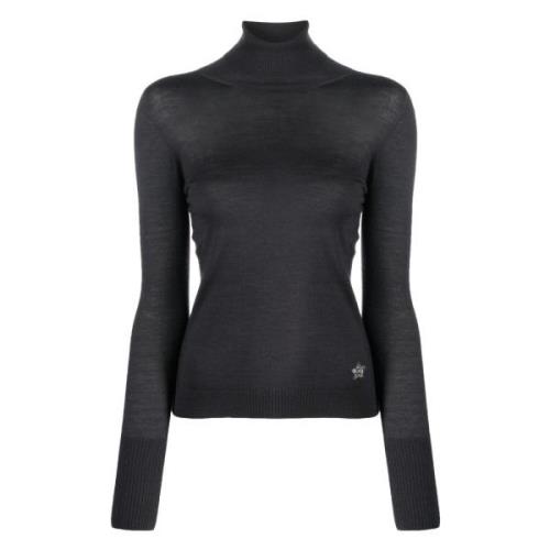 Lorena Antoniazzi Kashmir Turtleneck Tröja i Grå Gray, Dam