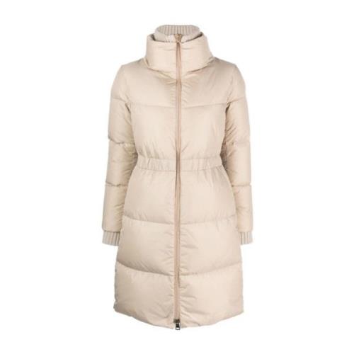 Herno Beige Puffer & Down Coat Beige, Dam