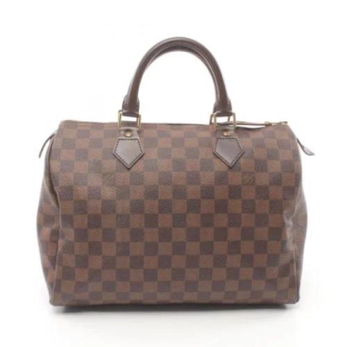 Louis Vuitton Vintage Pre-owned Canvas handvskor Brown, Dam