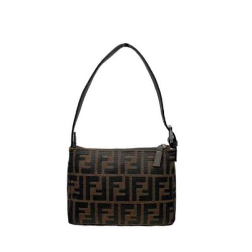 Fendi Vintage Pre-owned Canvas fendi-vskor Brown, Dam