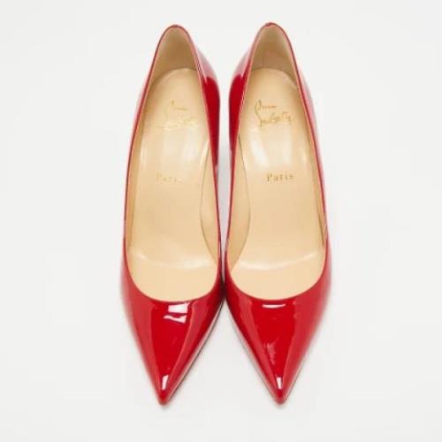 Christian Louboutin Pre-owned Pre-owned Tyg klackskor Red, Dam