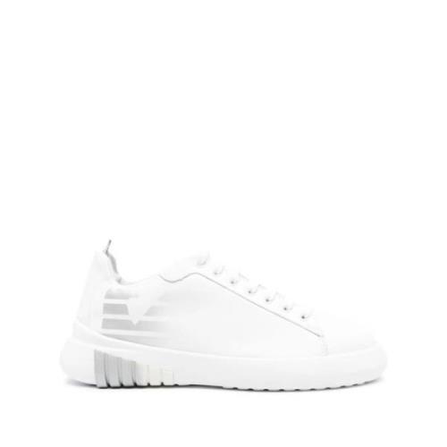 Emporio Armani Vit Casual Sneaker Trainers White, Dam