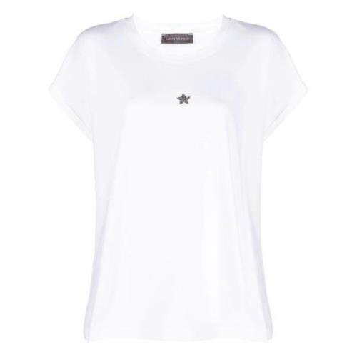 Lorena Antoniazzi Capricorn Kortärmad Vit T-shirt White, Dam