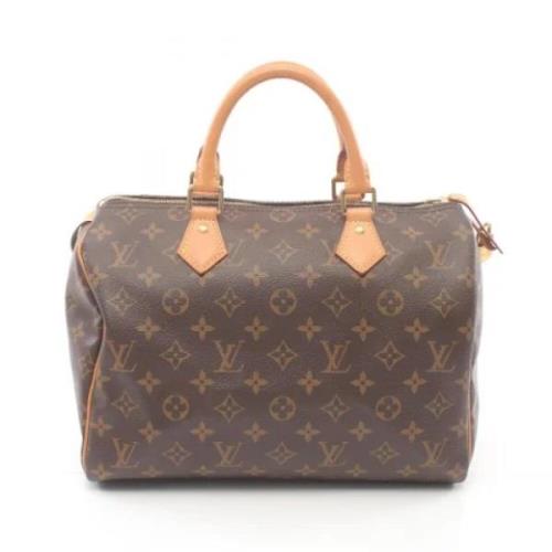 Louis Vuitton Vintage Pre-owned Canvas handvskor Brown, Dam