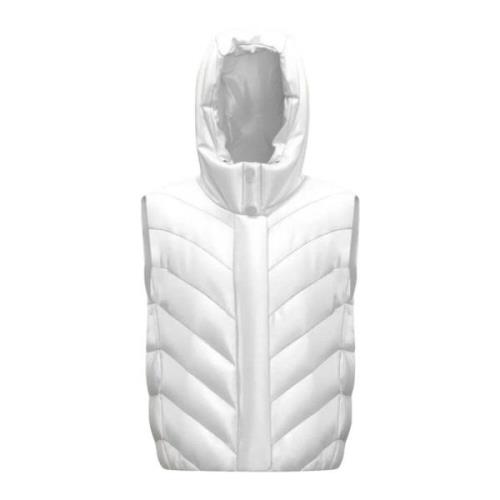 Emme DI Marella Stilig Gilet med 100% sammansättning White, Dam