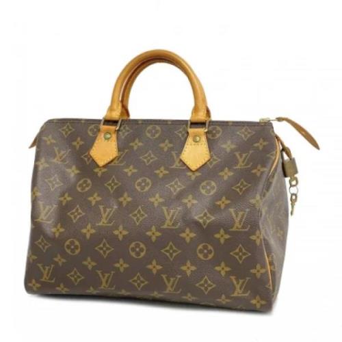 Louis Vuitton Vintage Pre-owned Tyg handvskor Brown, Dam