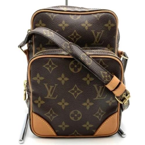 Louis Vuitton Vintage Pre-owned Tyg louis-vuitton-vskor Brown, Dam