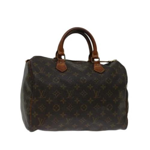 Louis Vuitton Vintage Pre-owned Canvas handvskor Brown, Dam