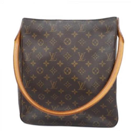 Louis Vuitton Vintage Pre-owned Tyg louis-vuitton-vskor Brown, Dam