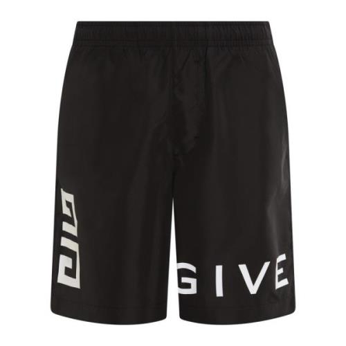 Givenchy Stiliga Bermuda Shorts för Män Black, Herr