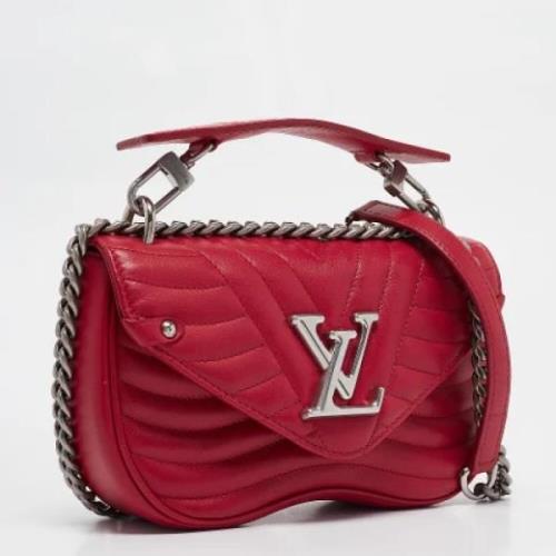 Louis Vuitton Vintage Pre-owned Laeder handvskor Red, Dam