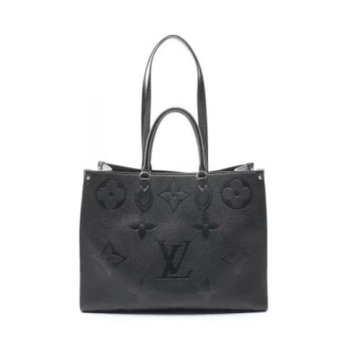 Louis Vuitton Vintage Pre-owned Canvas axelremsvskor Black, Dam