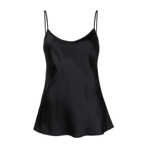 Lorena Antoniazzi Svart Casual Tank Top Black, Dam